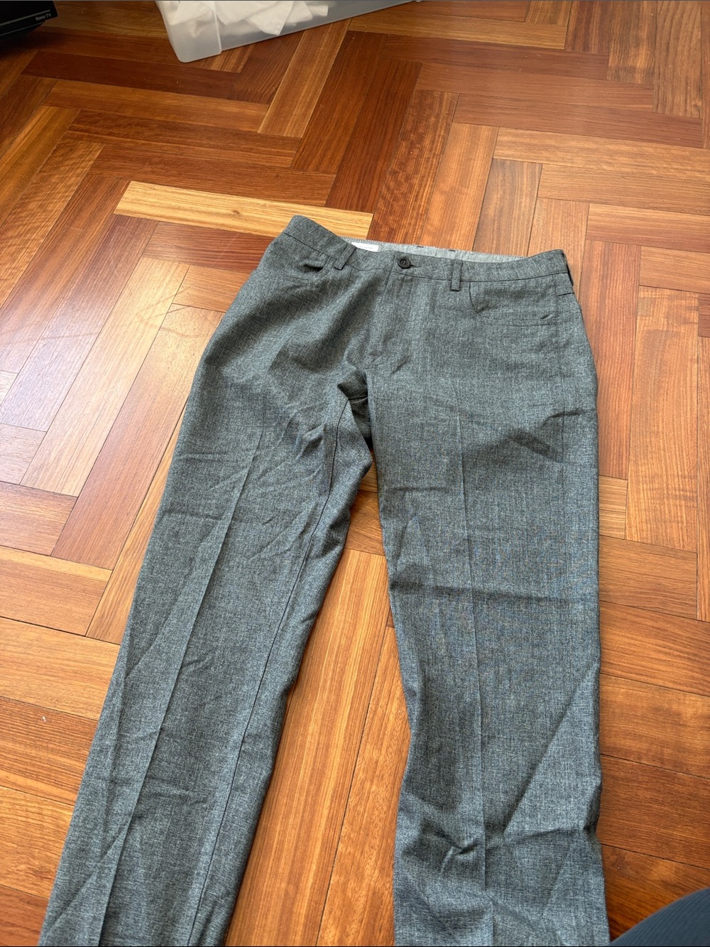CANALI Men's Grey Dress Pants - Classic Tailored Trousers
